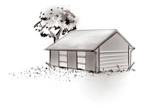 Illustration of garage