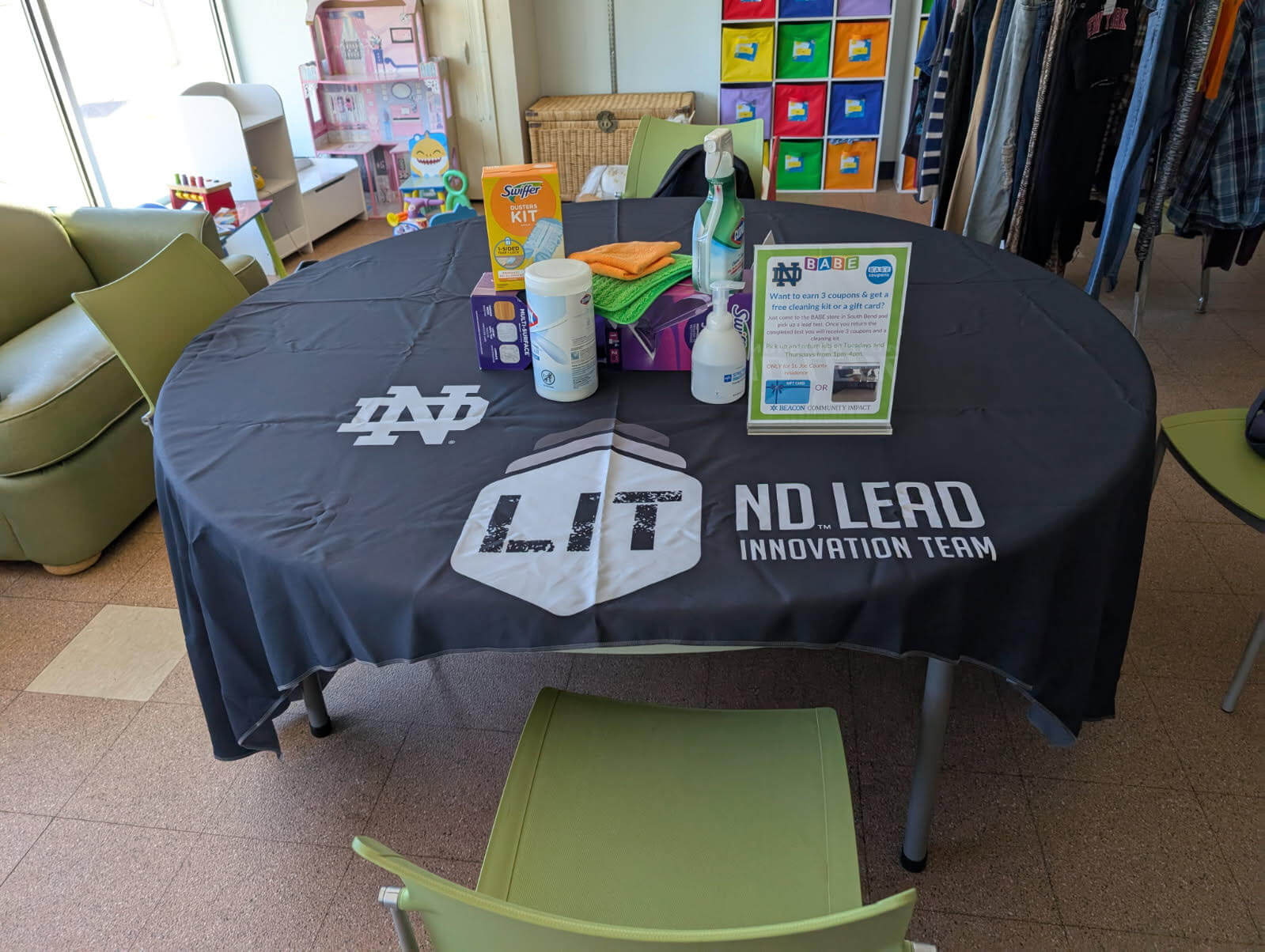 ND LIT BABE table